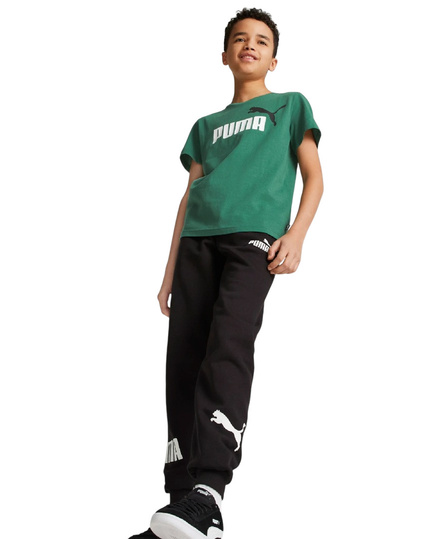 PUMA 586985-37 dziecięca koszulka t-shirt chłopięca dla chłopca bawełniana zielona