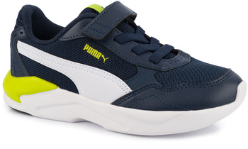 PUMA X-RAY SPEED LITE AC PS 385525-11 buty sneakersy dziecięce na rzep granatowe