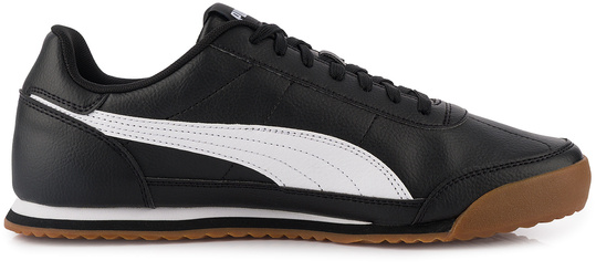 PUMA TURINO II 397452-01 męskie buty sportowe sneakersy niskie skóra ekologiczna czarne