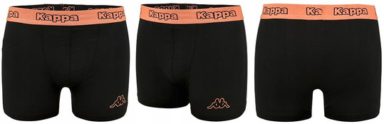 KAPPA LOGO BOX MAJTKI BOKSERKI MĘSKIE BAWEŁNA 6PAK 6 PAR
