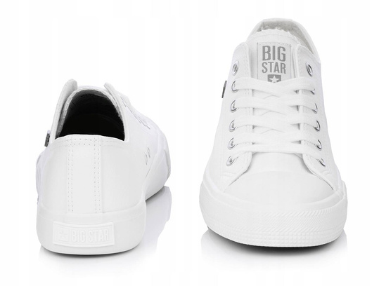 BIG STAR V274869 damskie trampki białe ekoskóra