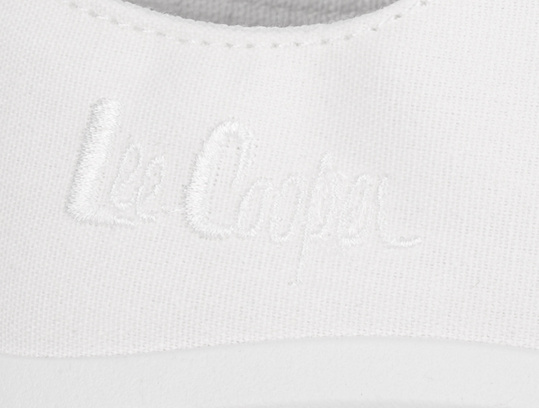 LEE COOPER LCW-25-44-3221L DAMSKIE TRAMPKI BIAŁE NA PLATFORMIE