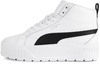 PUMA KARMEN II MID 397459-04 damskie buty sportowe sneakersy wysokie na platformie skórzane białe