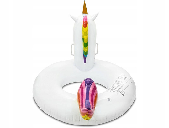 JEDNOROŻEC DMUCHANY PŁYWANIA MATERAC KOŁO PONTON