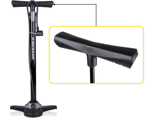 DUNLOP POMPKA PODŁOGOWA Z MANOMETREM 12 bar ROWEROWA WARSZTATOWA