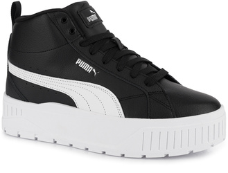 PUMA KARMEN II MID 397459-06 damskie buty sportowe sneakersy wysokie na platformie skórzane czarne