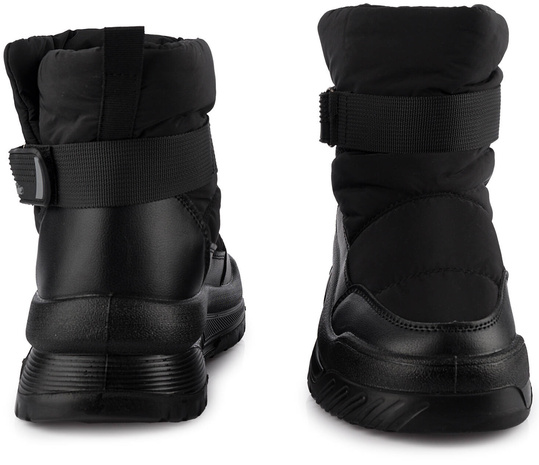 LEE COOPER LCJ3141 BUTY BOTKI DAMSKIE ZIMOWE ŚNIEGOWCE OCIEPLANE CZARNE