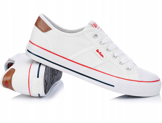 LEE COOPER LCW-21-31-0056M męskie trampki niskie białe