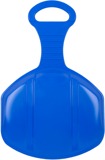 Jabłuszko do zjeżdżania na śniegu ślizg dla dzieci plastikowe niebieskie