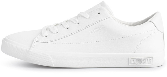 BIG STAR NN174250 MĘSKIE KLASYCZNE SNEAKERSY TRAMPKI BIAŁE EKOSKÓRA