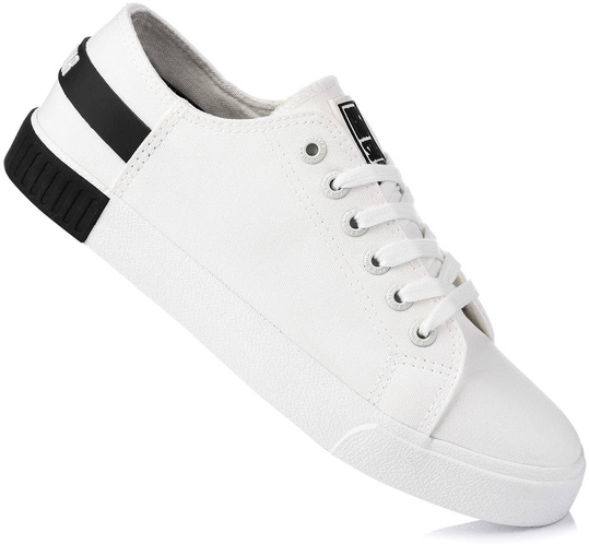 BIG STAR LL274039 DAMSKIE BIAŁE KLASYCZNE TRAMPKI