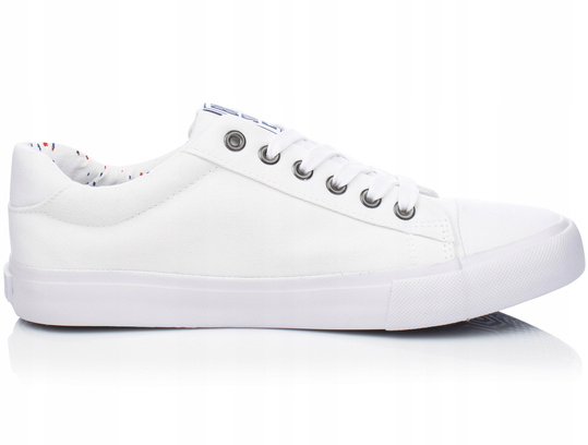 BIG STAR AA274511 damskie trampki klasyczne białe