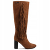 BUTY KOZAKI PEPE JEANS PARSON FRINGES SKÓRA r. 36