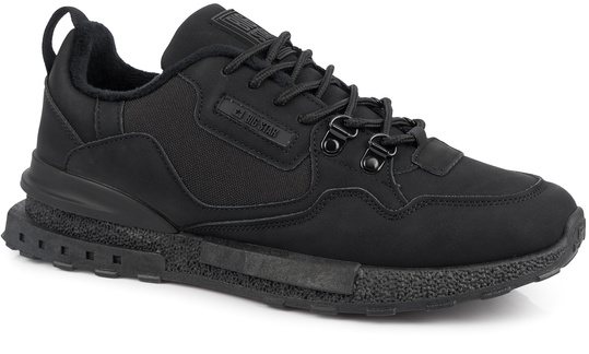 BIG STAR męskie buty sneakersy sportowe czarne HI-POLY SYSTEM