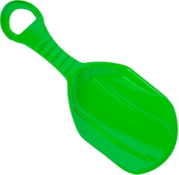 Jabłuszko do zjeżdżania na śniegu ślizg dla dzieci plastikowe zielone
