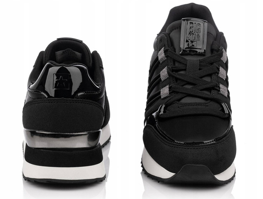 BIG STAR KK274110 BUTY SNEAKERSY DAMSKIE CZARNE