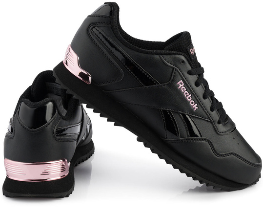 REEBOK ROYAL GLIDE RIPPLE DV6704 BUTY DAMSKIE SPORTOWE CZARNE SNEAKERSY