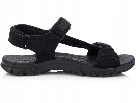 CATERPILLAR ATCHISON SANDAL P721278 MĘSKIE CZARNE SKÓRZANE SANDAŁY