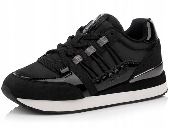 BIG STAR KK274110 BUTY SNEAKERSY DAMSKIE CZARNE