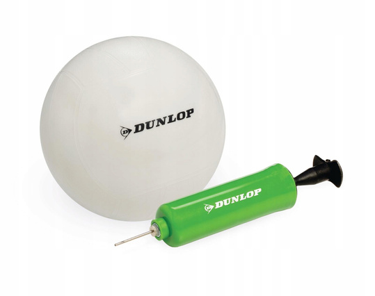 DUNLOP PRZENOŚNY ZESTAW DO SIATKÓWKI PLAŻOWEJ 3w1 - PIŁKA TORBA PIŁKA SIATKA