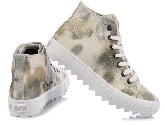 BIG STAR LL274047 DAMSKIE MARMURKOWE WYSOKIE TRAMPKI