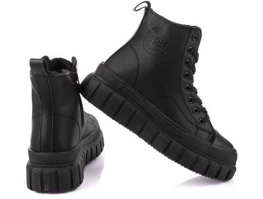 BIG STAR MM274625 DAMSKIE BUTY TRAMPKI NA PLATFORMIE WYSOKIE OCIEPLANE