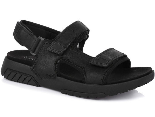 TIMBERLAND ANCHOR WATCH A2B7P MĘSKIE CZARNE SANDAŁY SKÓRZANE