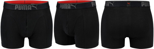 PUMA 681030001-200 MAJTKI BOKSERKI MĘSKIE BAWEŁNA 3PAK 3 PARY