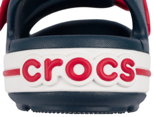 CROCS Crocband Cruiser sandały dziecięce na rzep dla dziewczynki i chłopaka granatowe