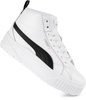 PUMA KARMEN II MID 397459-04 damskie buty sportowe sneakersy wysokie na platformie skórzane białe