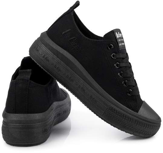 LEE COOPER LCW-23-44-1624 DAMSKIE TRAMPKI CZARNE NA PLATFORMIE