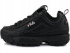 FILA DISRUPTOR LOW WMN 1010302.12V  buty sneakersy DAMSKIE czarne