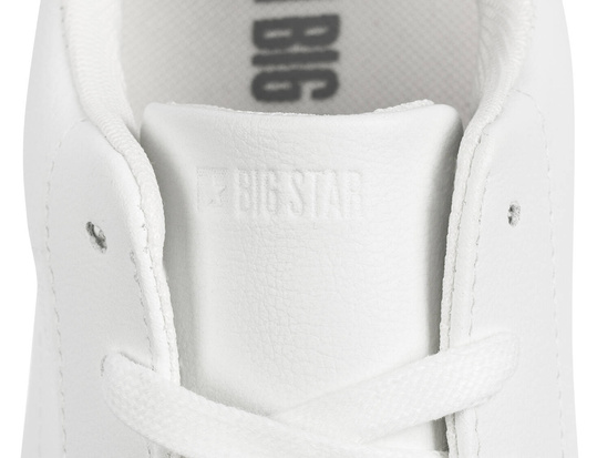 BIG STAR NN174250 MĘSKIE KLASYCZNE SNEAKERSY TRAMPKI BIAŁE EKOSKÓRA