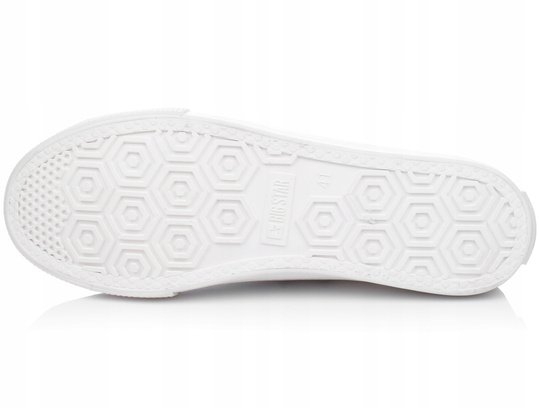 BIG STAR JJ174001 męskie trampki niskie klasyczne białe