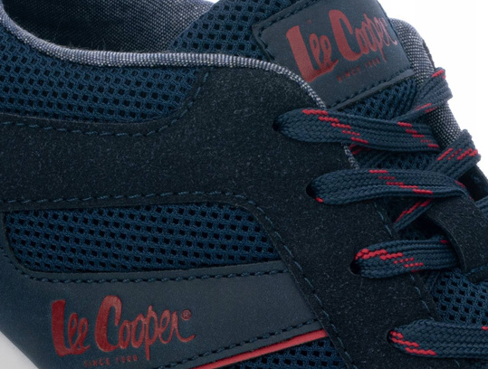 BUTY MĘSKIE LEE COOPER SNEAKERSY GRANATOWE