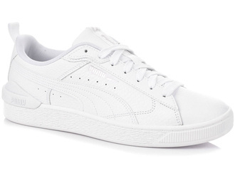 OUTLET: PUMA SUEDE BLOCK B&W 381188-01 BIAŁE BUTY MĘSKIE SNEAKERSY