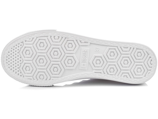 BIG STAR KK274008 DAMSKIE KLASYCZNE BIAŁE TRAMPKI