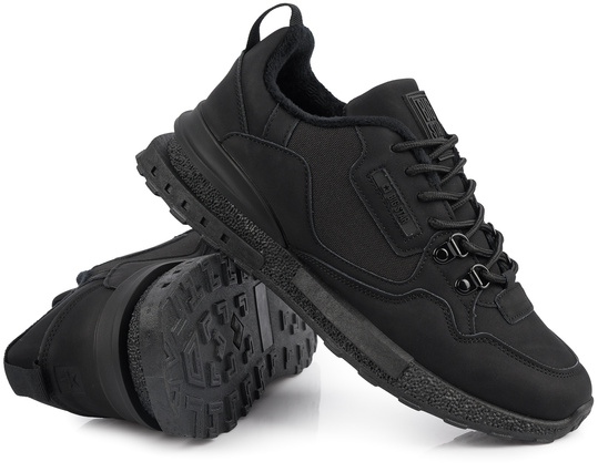 BIG STAR męskie buty sneakersy sportowe czarne HI-POLY SYSTEM