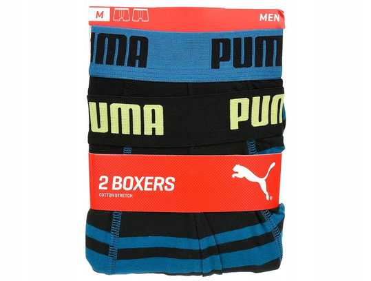 --PUMA MAJTKI BOKSERKI MĘSKIE BAWEŁNA 2PAK 2 PARY XL