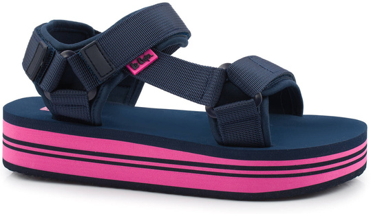 LEE COOPER LCW-24-05-2754 DAMSKIE SANDAŁY SPORTOWE NA PLATFORMIE RZEPY