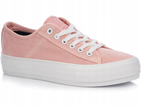 LEE COOPER LCW-21-31-0125L damskie trampki niskie koralowe