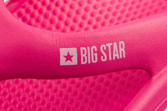 BIG STAR NN274A651 DAMSKIE JAPONKI KLAPKI SPORTOWE NA BASEN FUKSJA