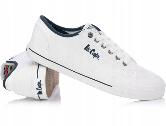 LEE COOPER LCW-22-31-0900M męskie trampki niskie białe