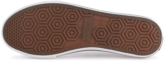BIG STAR Authentic NN174057 MĘSKIE KLASYCZNE BIAŁE TRAMPKI