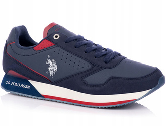  U.S. POLO BUTY MĘSKIE SPORTOWE SNEAKERSY GRANATOWE