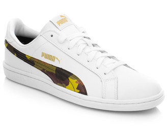 PUMA SMASH CAMO 365601-01 buty sportowe trampki męskie białe moro