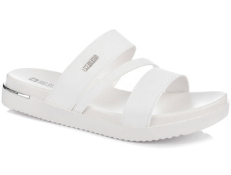 BIG STAR LL274935 KLAPKI DAMSKIE WSUWANE NA LATO BIAŁE