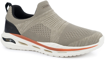 SKECHERS ARCH-FIT ORVAN DENISON 210431/TAN męskie buty sportowe sneakersy wsuwane beżowe
