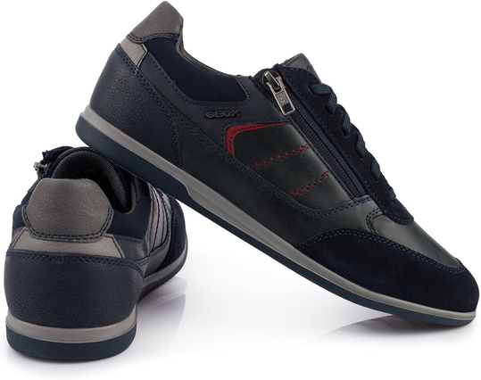 GEOX U RENAN 0CL22-C4002 MĘSKIE BUTY PÓŁBUTY SNEAKERSY SKÓRZANE