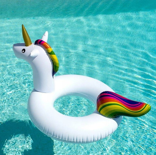 JEDNOROŻEC DMUCHANY PŁYWANIA MATERAC KOŁO PONTON